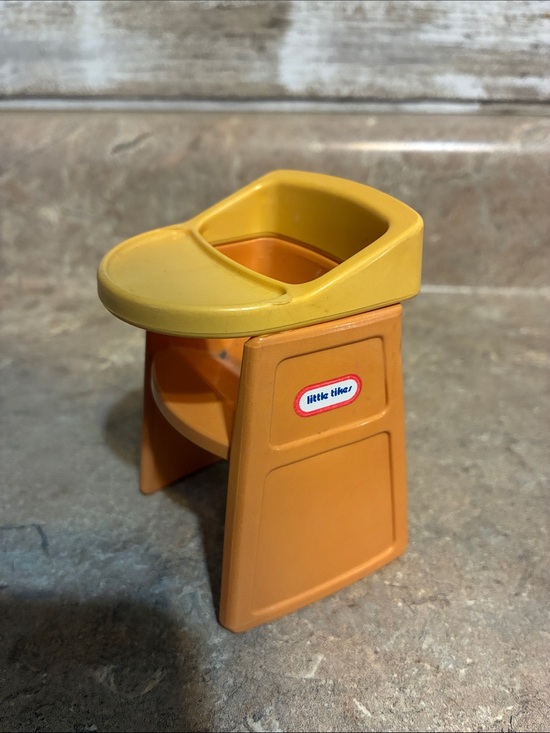 Little Tikes Other - Little Tikes Orange and Yellow Toy High Chair - Kids Toys Vintage